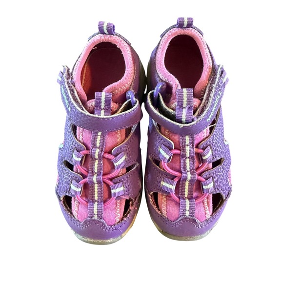 Merrell Hydro H2O Hiker Sandals Kids 8M Purple Pink Excellent Condition - Picture 5 of 9